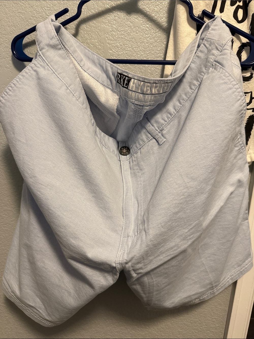 BKE  Light Blue Hybrid Tailored Fit Summer Shorts